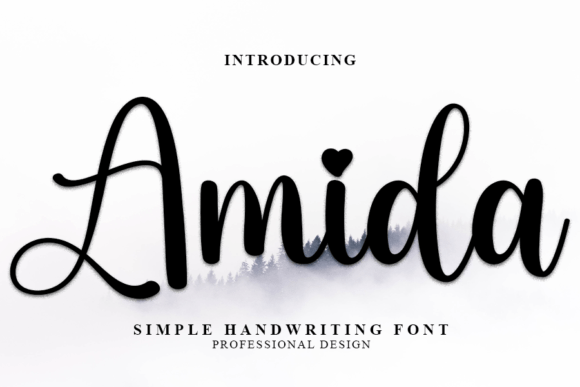 Amida: A Handwritten Typeface for Modern Editorial Design