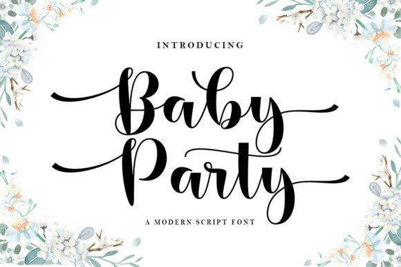Baby Party Font: A Handwritten Typeface for Polished Branding