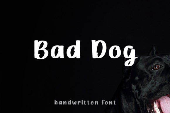 Bad Dog: A Playful Display Font for Makers