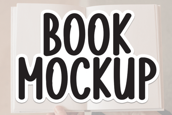 Book Mockup: A Friendly Handwritten Font for Campaigns