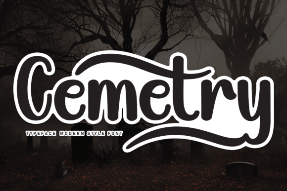 Cemetry Font: A Handwritten Typeface for Digital Branding