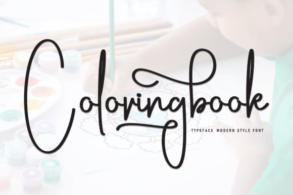 Coloringbook: A Handwritten Typeface for Editorial Design