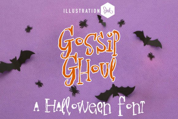 Gossip Ghoul: A Playful Typeface for Spooky Campaigns