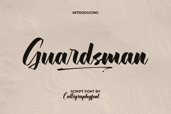 Guardsman Font: A Classy Script for Polished Branding