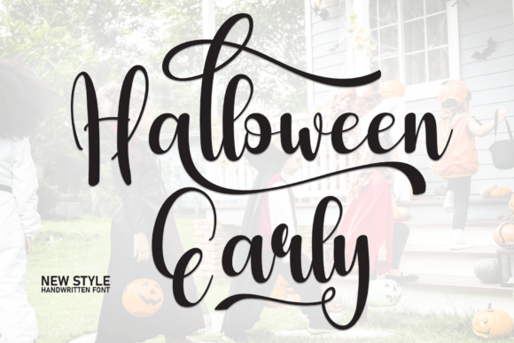 Halloween Early: A Friendly Handwritten Font for Marketers