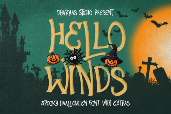 Hello Winds: The Spooky Display Font for Halloween Campaigns