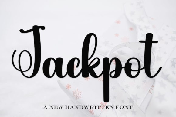 Jackpot: A Handwritten Font for Modern Editorial Design