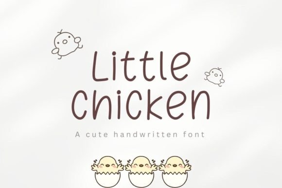 Little Chicken Font: A Handwritten Typeface for Small Business Branding