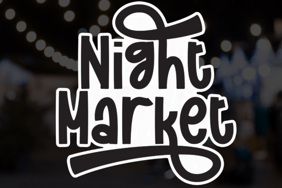 Night Market: A Handwritten Font for Authentic Branding