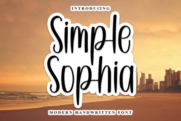 Simple Sophia: A Versatile Handwritten Typeface for Modern Branding