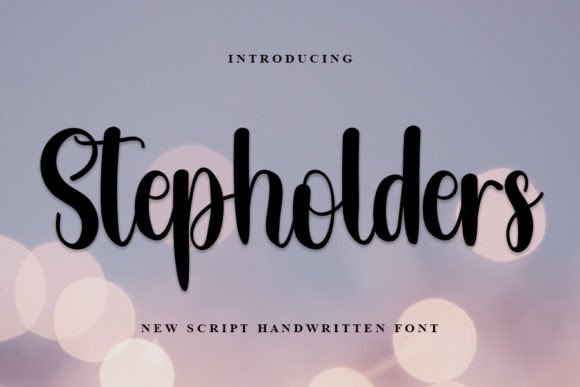 Stepholders: The Handwritten Font That Elevates Your Brand
