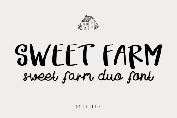 Sweet Farm Font: A Handwritten Typeface for Small Business Branding