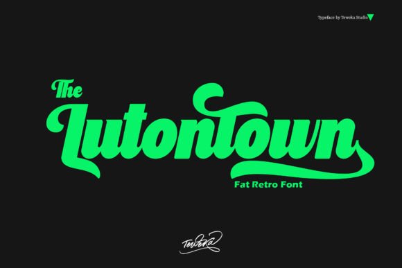 The Lutontown Font: A Sharp Edge for Your Brand Identity