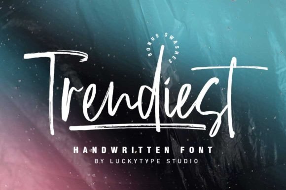 Trendiest: The Handwritten Font That Elevates Your Brand
