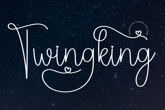 Twingking: A Handwritten Font for Warm Editorial Design